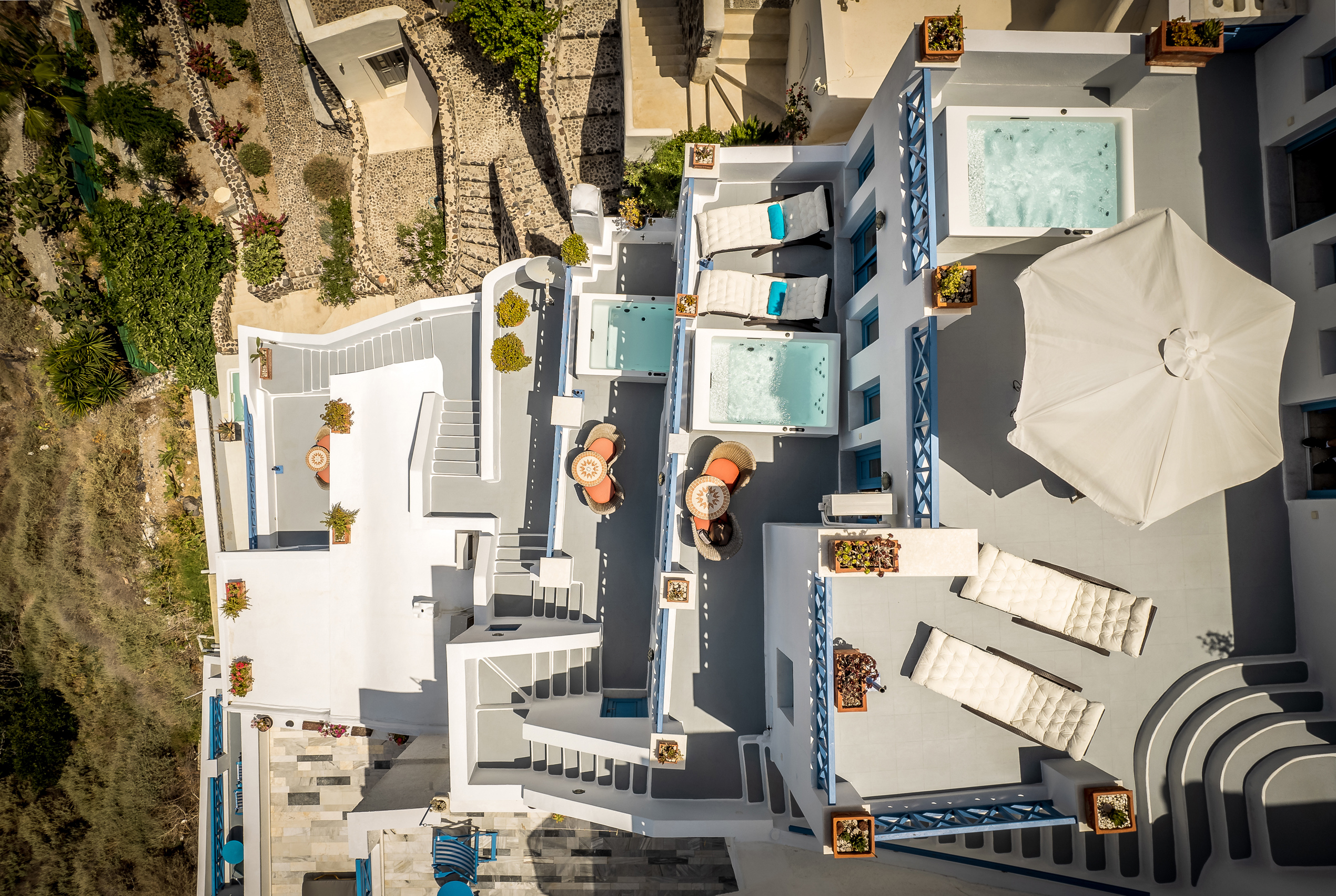 Golden-Grey-Goose-Aerial-6 santorini greece hotels